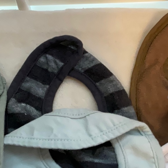 Mighty Cute Baby Bibs Set - Red, Gray, Brown - Picture 7 of 11